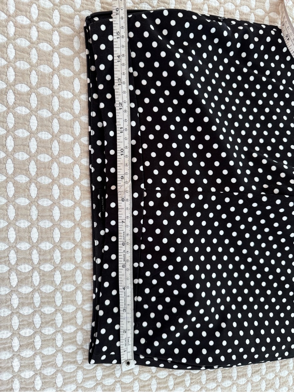 Black & White Polka Dot Women's Coat